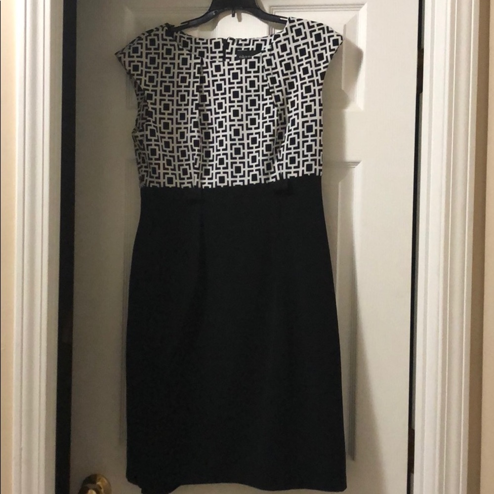 Black and white dress
